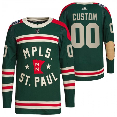 Minnesota Wild Custom 2022 Winter Classic Authentic Shirt - Mannen